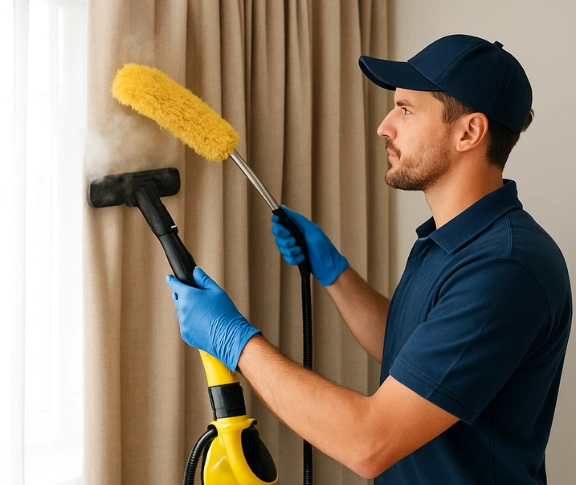 Trusted drapes cleaning technician Matty Curtain Cleaning scarborough-nsw QLD