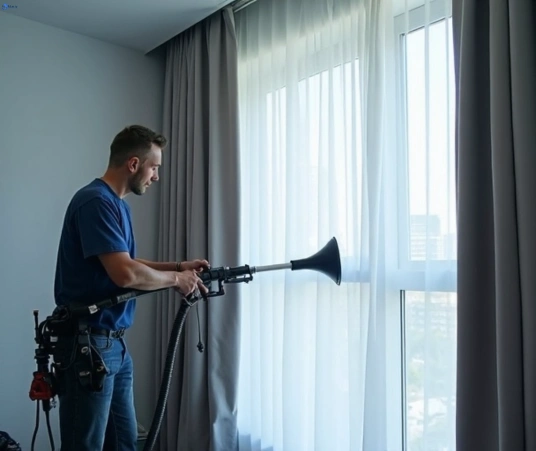 Professional drapes cleaning process tools Matty Curtain Cleaning scarborough-nsw