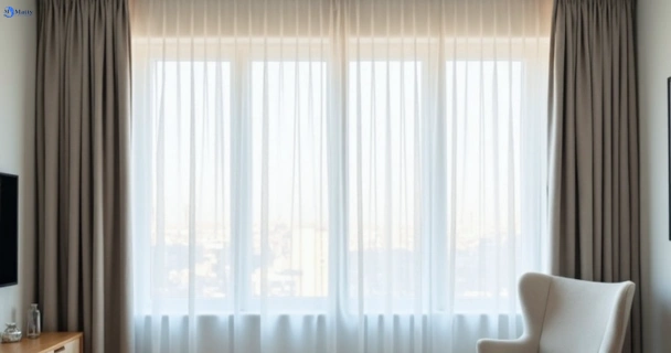 Restored vibrant drapes in scarborough-nsw QLD after Matty Curtain Cleaning